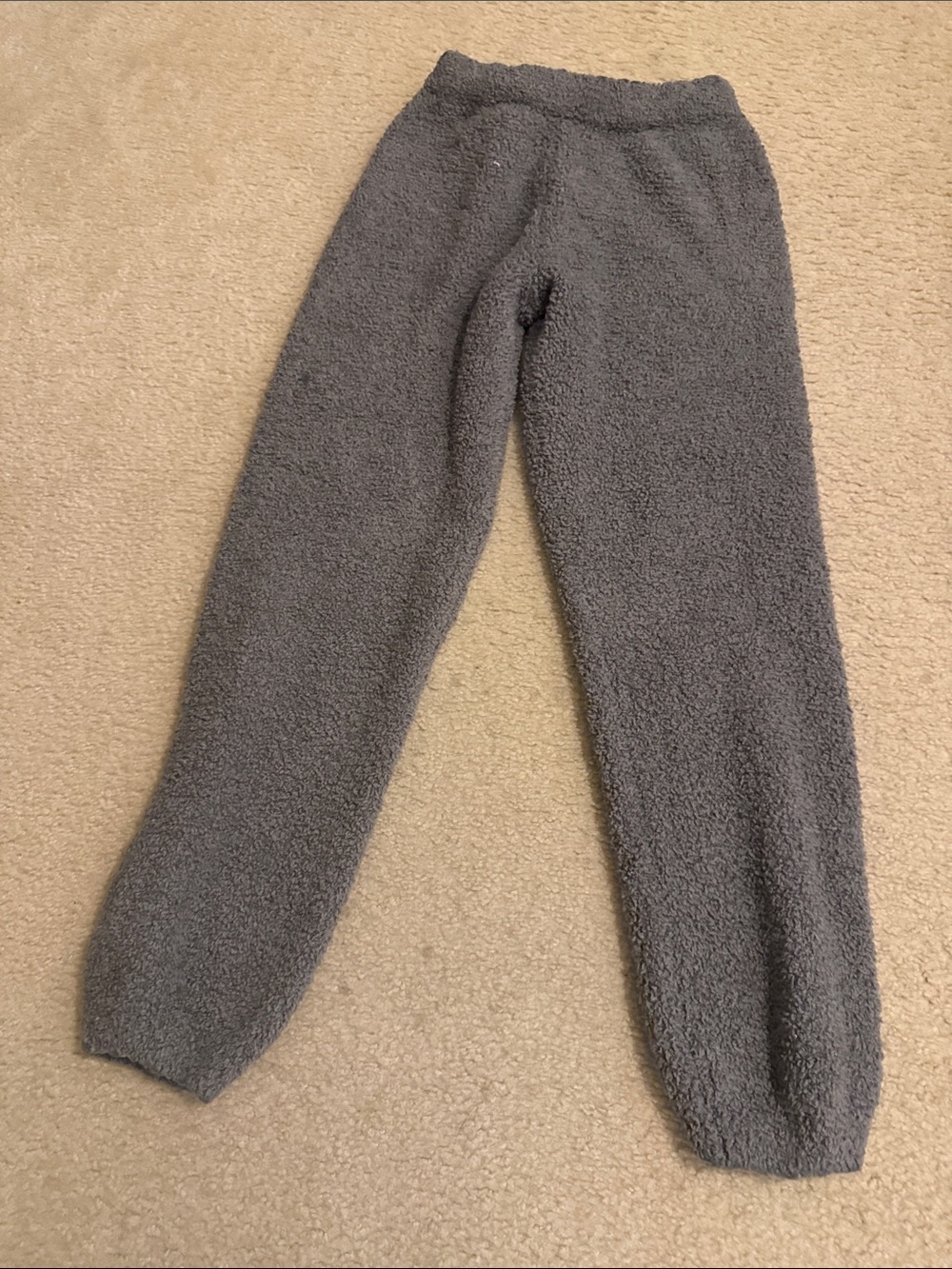 SKIMS Cozy Heather Gray Sherpa Jogger Pants
